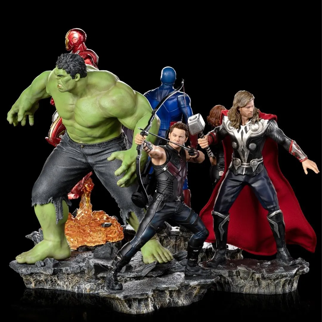 Avengers Battle Of NY - Infinity Saga Black Widow Statue by Iron Studios