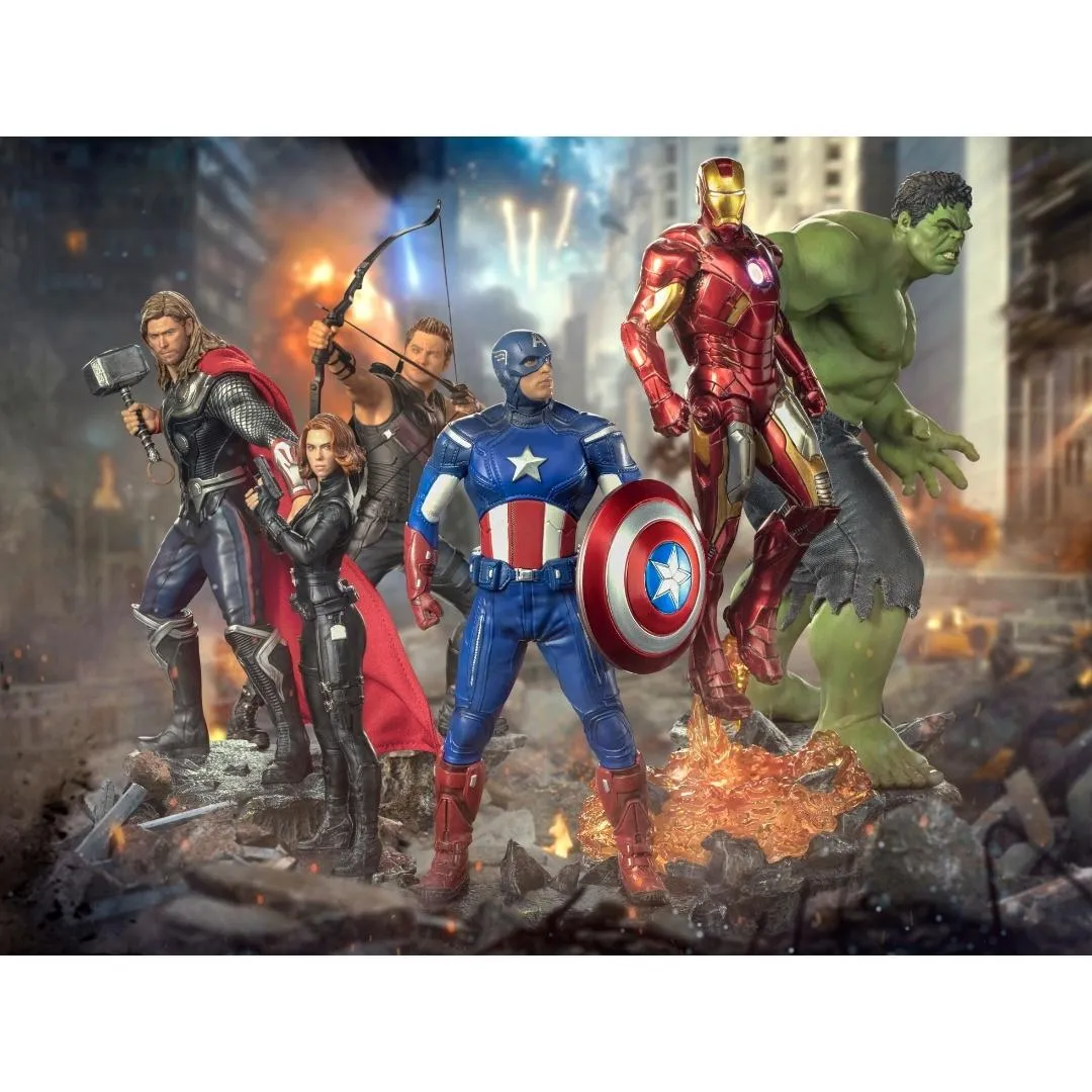 Avengers Battle Of NY - Infinity Saga Black Widow Statue by Iron Studios