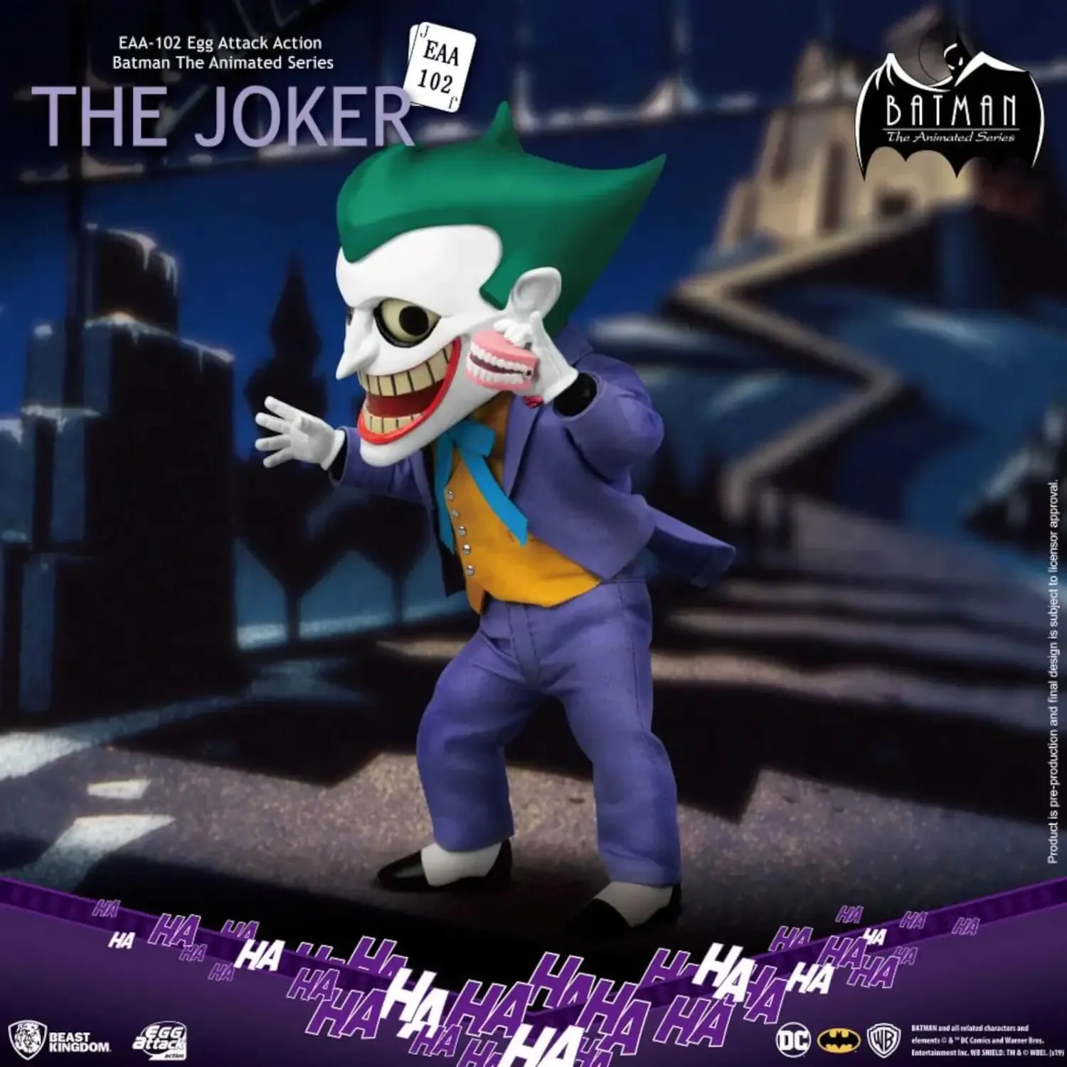 Beast Kingdom Batman The Animated Series Batman and The Joker Action Figure Set of 2
