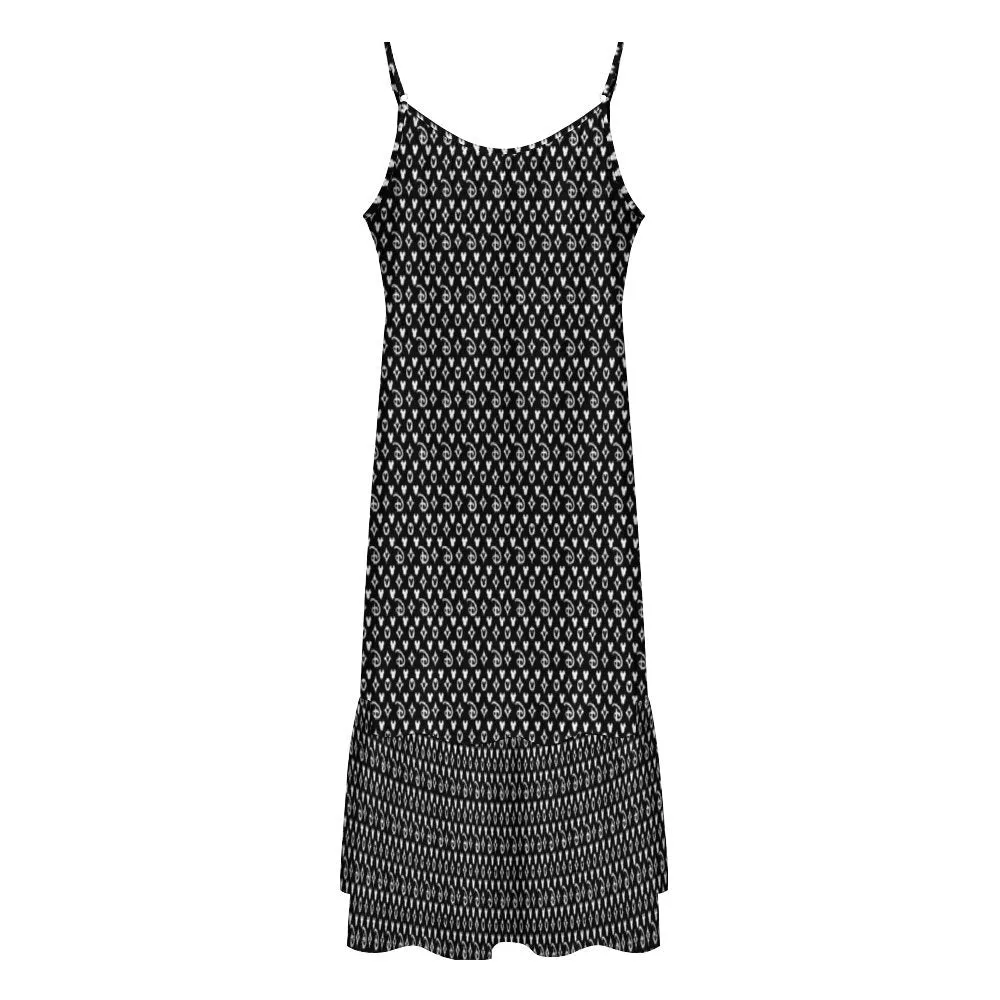 Designer Suspender Sleeveless Dress