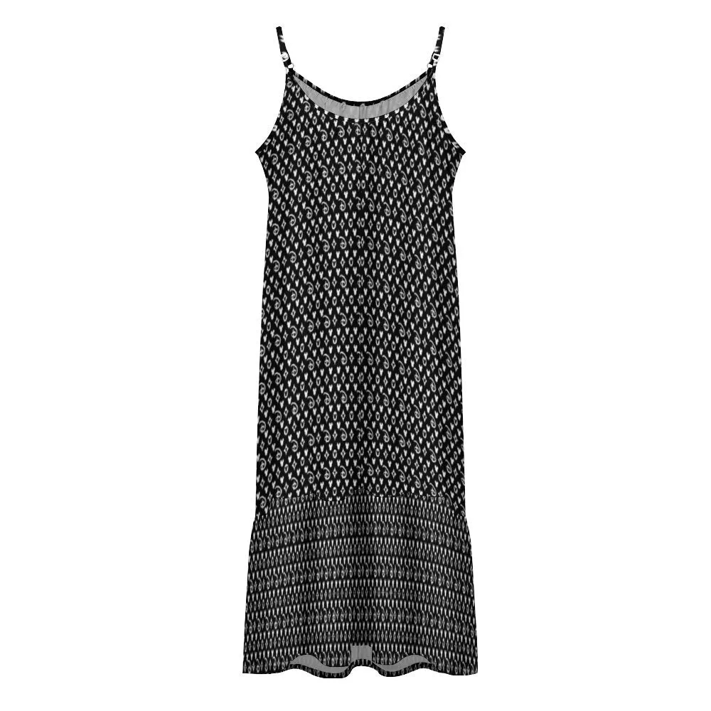 Designer Suspender Sleeveless Dress