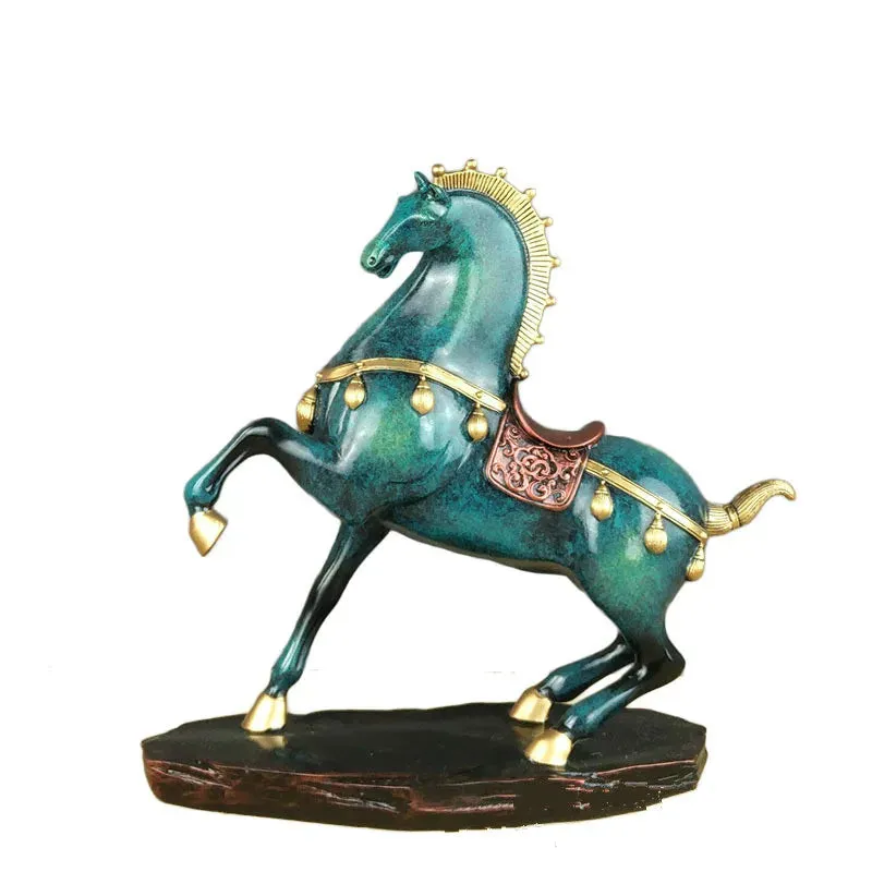 European War Horse Statue Viking Home Decor