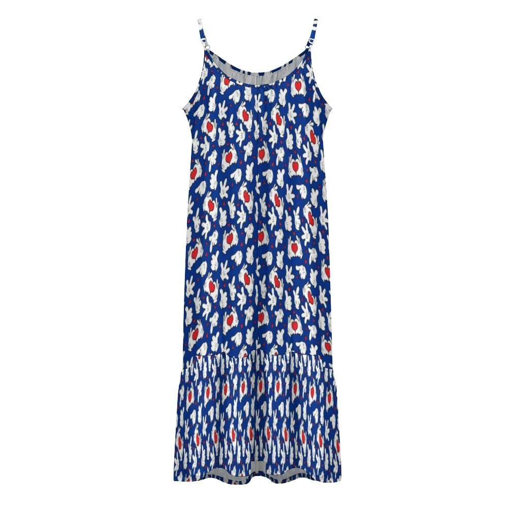 Happy Hands Suspender Sleeveless Dress