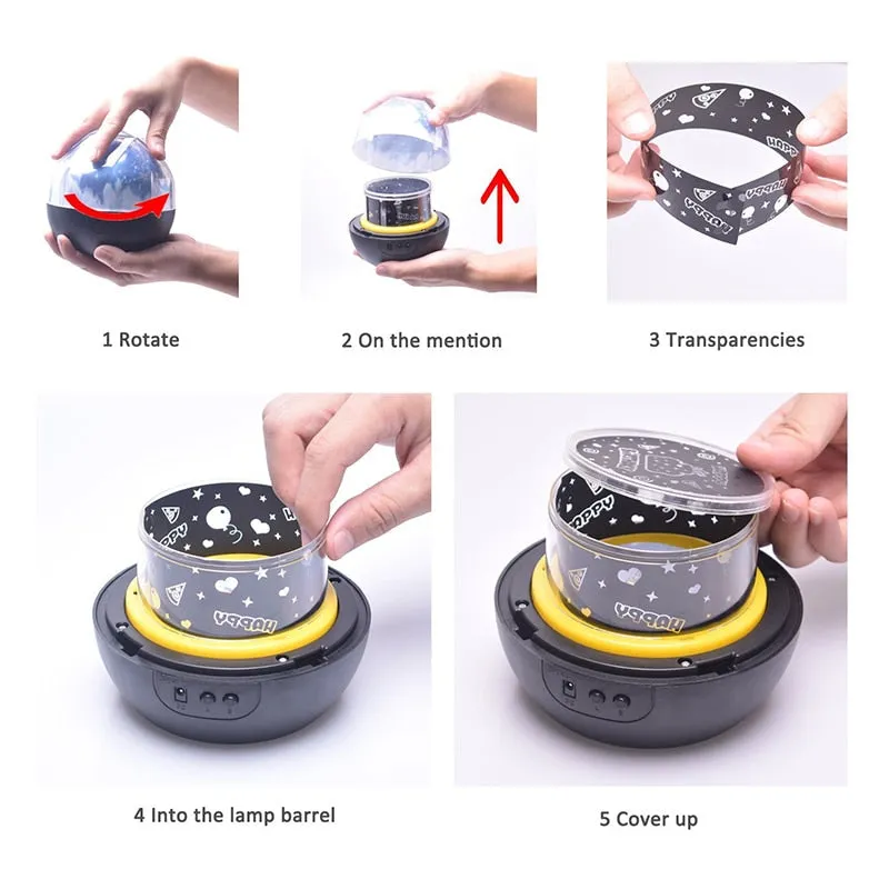 LED Night Light Starry Sky Projector Lamp
