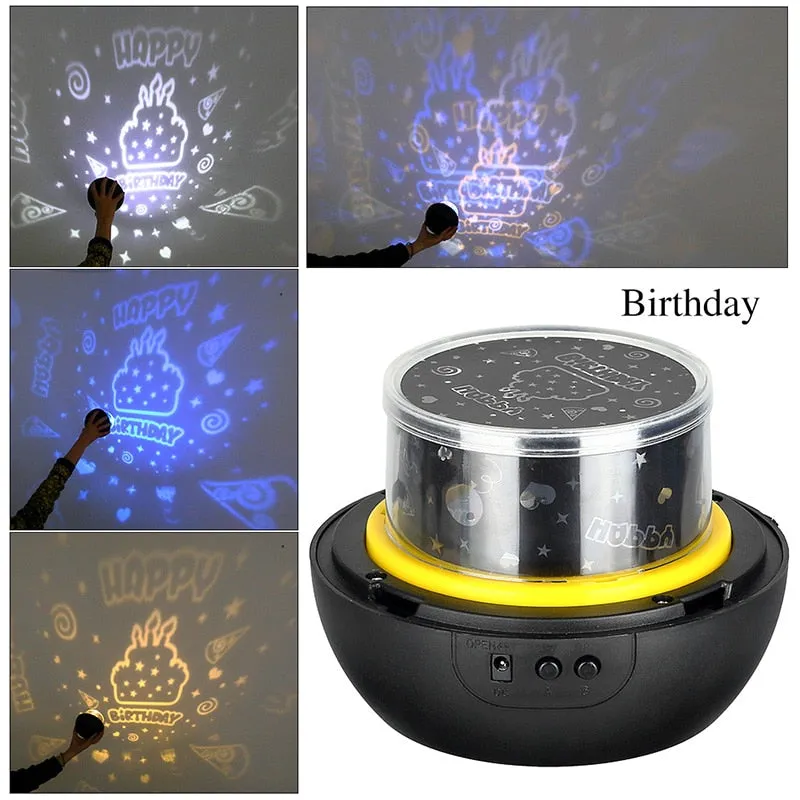 LED Night Light Starry Sky Projector Lamp