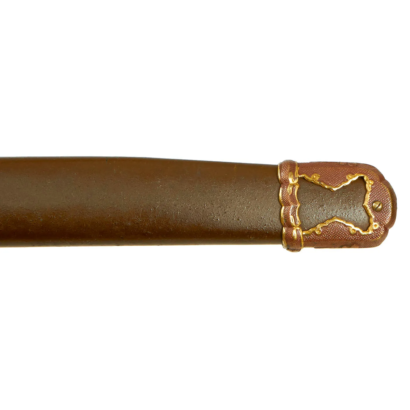 Original Japanese WWII Army Officer Type 98 Shin-Gunto Katana Sword by ICHIHARA NAGAMITSU with Scabbard & Family Crest