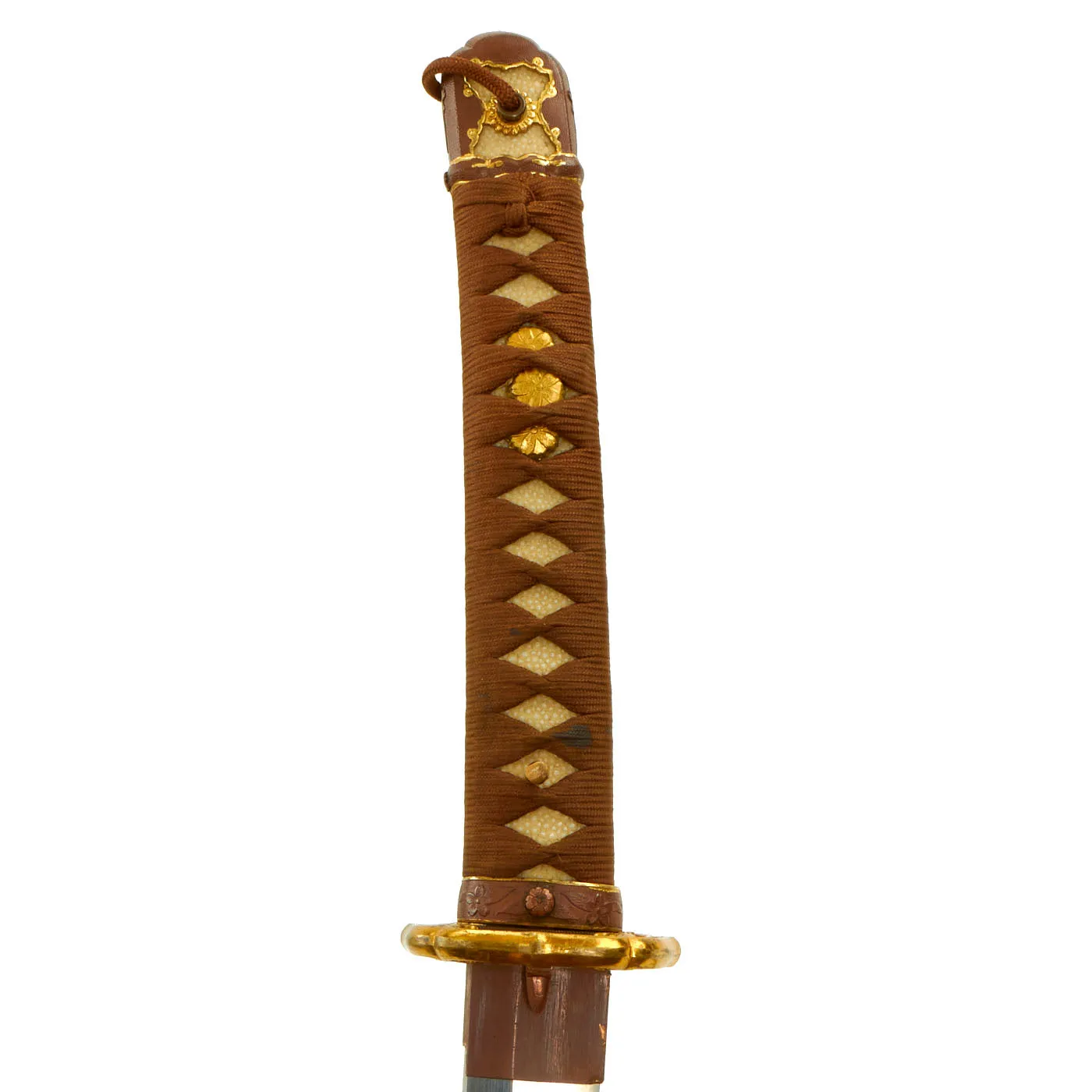 Original Unissued WWII Japanese Army Officer Type 98 Shin-Gunto Katana Sword by ICHIHARA NAGAMITSU with Scabbard