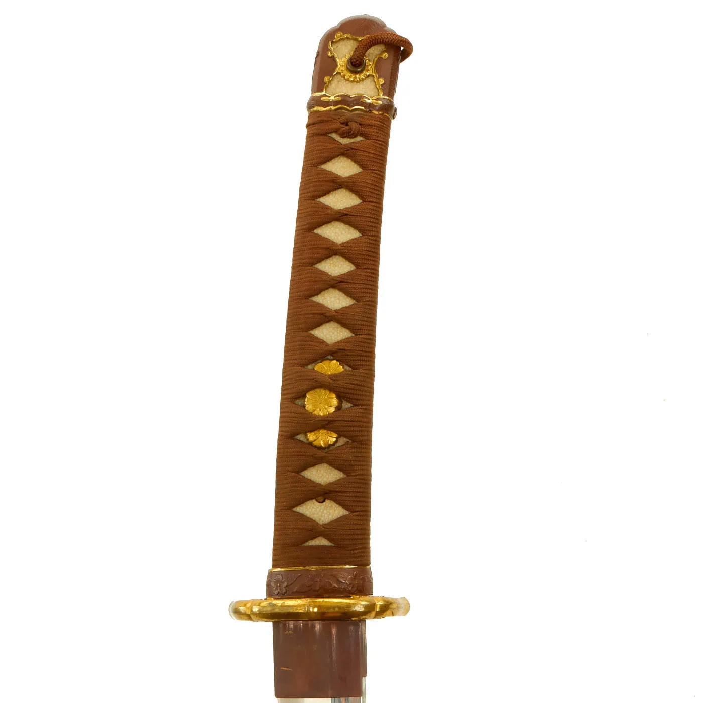 Original Unissued WWII Japanese Army Officer Type 98 Shin-Gunto Katana Sword by ICHIHARA NAGAMITSU with Scabbard