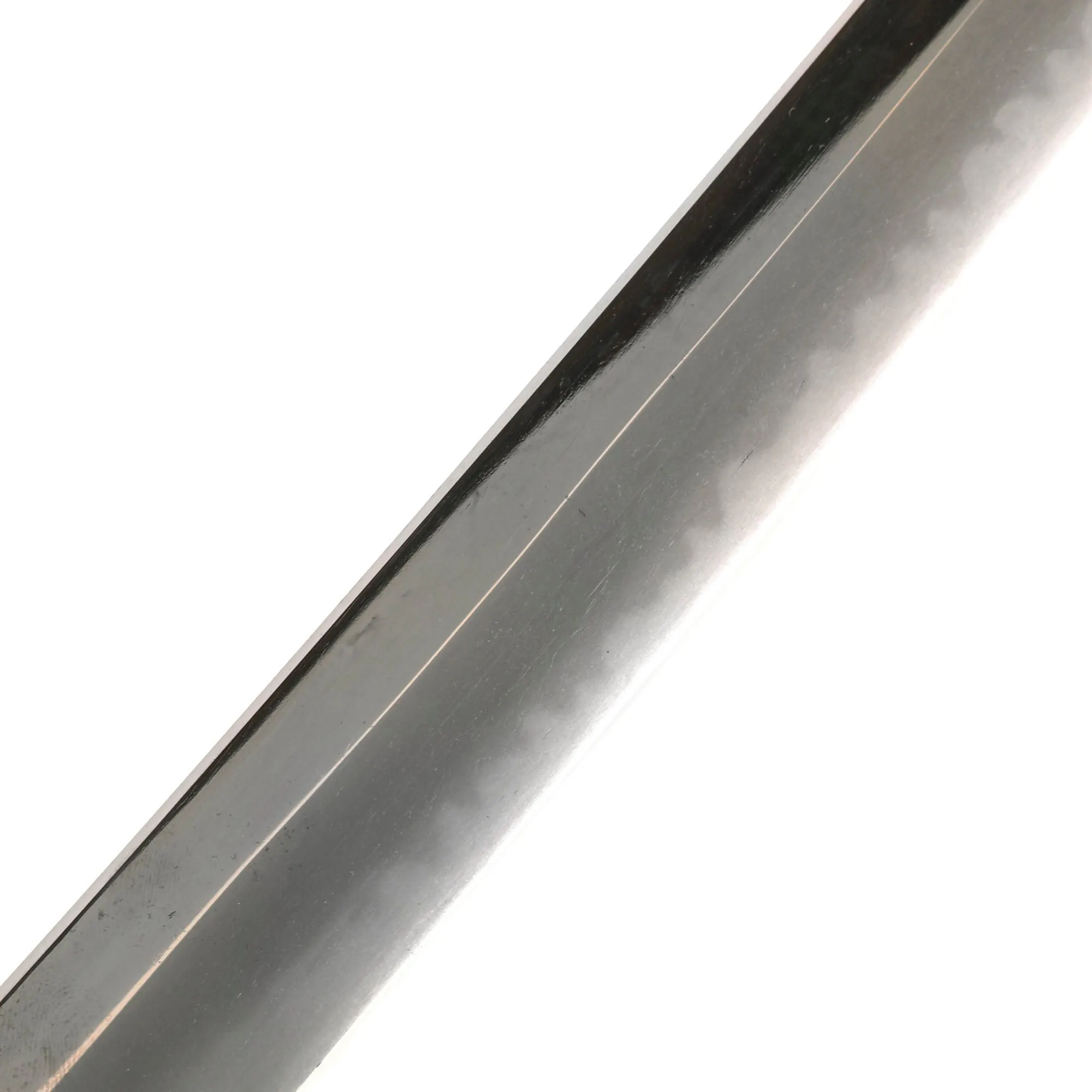 Original WWII Japanese RJT Rinji Seikishi Shin-Gunto Handmade Katana Sword by ICHIHARA NAGAMITSU with Custom Unfinished Wood Scabbard