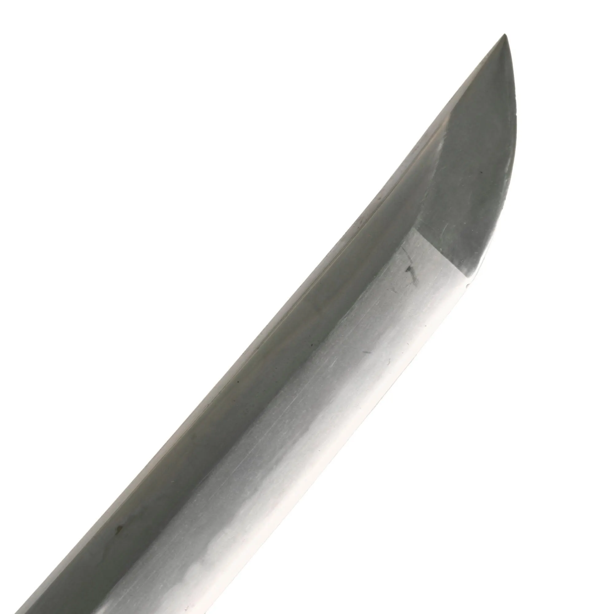Original WWII Japanese RJT Rinji Seikishi Shin-Gunto Handmade Katana Sword by ICHIHARA NAGAMITSU with Custom Unfinished Wood Scabbard