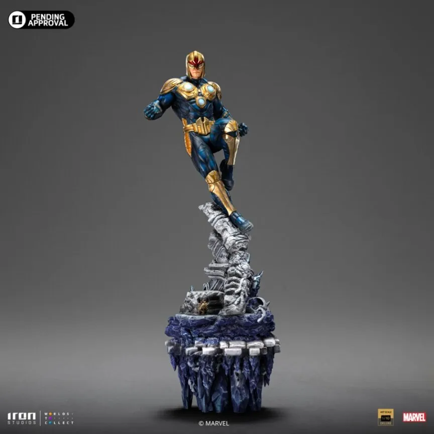 PRE-ORDER: Iron Studios Marvel Comics Nova Deluxe Art Scale 1/10 Statue