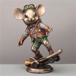 Steampunk Jet Engine Skater Mouse